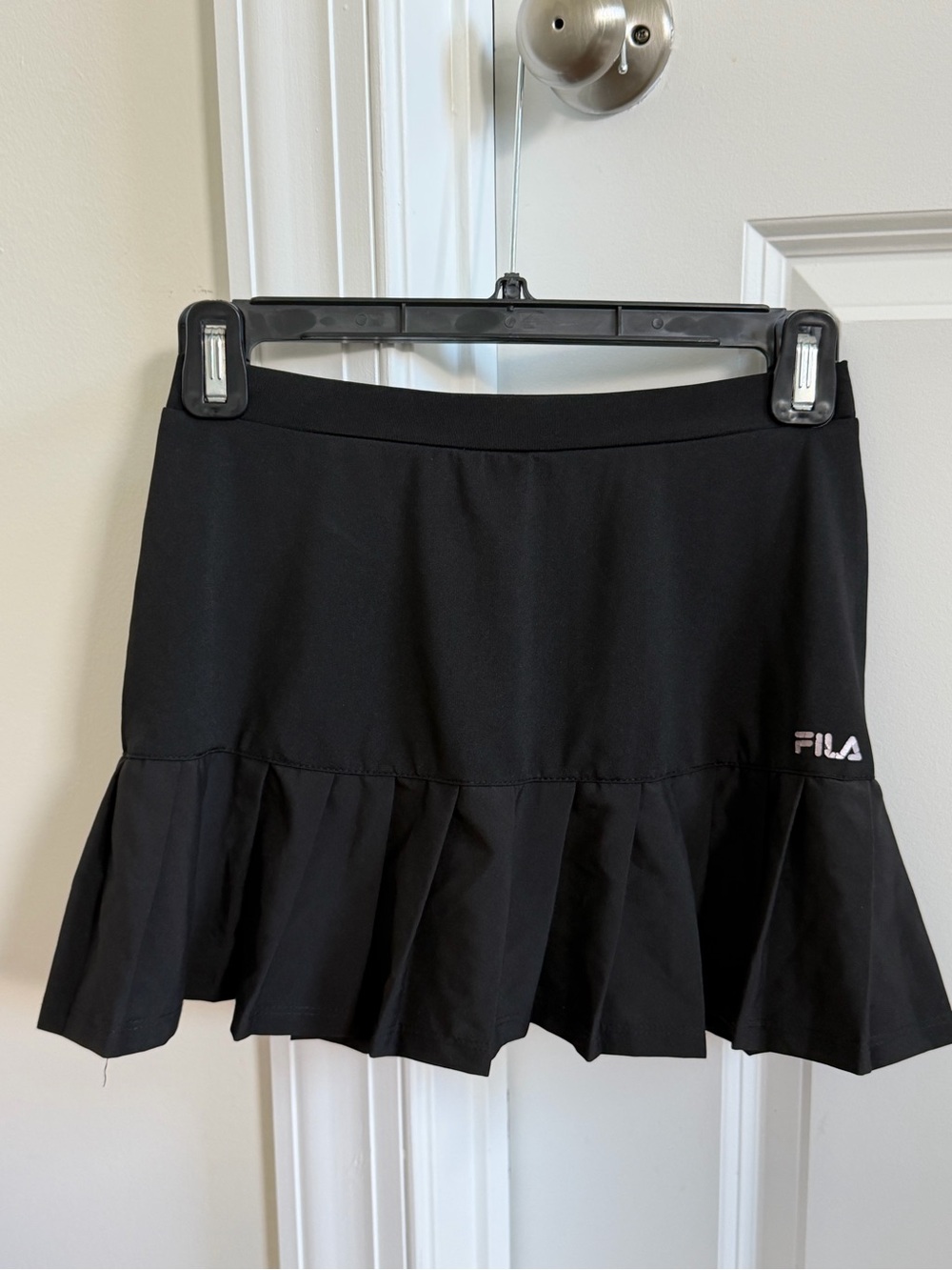Fila Black Pleated Active Tennis Skort